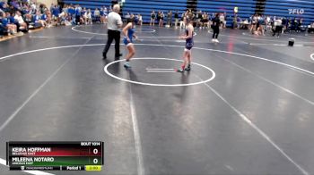 110 lbs Round 2 - Mileena Notaro, Lincoln East vs Keira Hoffman, Bellevue East