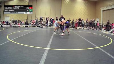 100 lbs 3rd Place - Brantley Paminto, Spring Hills WC vs Nico Rangel, Big Game Mt