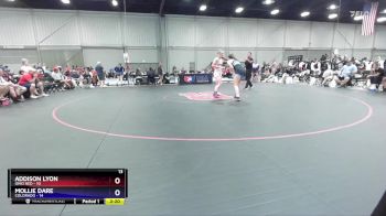 145 lbs Placement Matches (8 Team) - Addison Lyon, Ohio Red vs Mollie Dare, Colorado