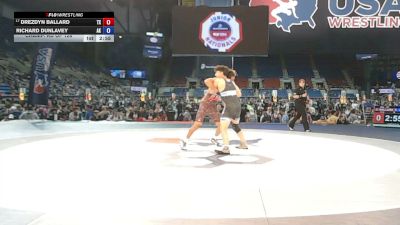 157 lbs Champ. Rd Of 128 - Drezdyn Ballard, Texas vs Richard Dunlavey, Alaska