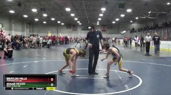 90 lbs Cons. Round 2 - Braylon Mills, Traverse City WC vs Edgar McCoy, Bear Attack WC