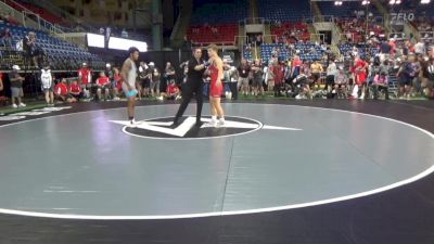 170 lbs 5th Place - Luke Hoag, Minnesota vs Junior Bumanglag, California
