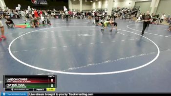 70 lbs Cons. Round 3 - Peyton Foos, Nixa Youth Wrestling vs Landon Combs, Sebolt Wrestling Academy