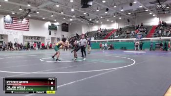 215 lbs Quarterfinal - Ky`reem Weems, Warren Central vs Dillon Wells, Indianapolis Crispus Attucks