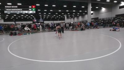 110 lbs Cons. Sub-rd Of 16 - Roman Moore, Sebolt Wrestling Academy vs Noah Bartkowicz, Pinnacle Wrestling Club
