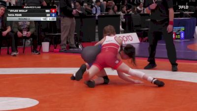 49kg Round 3 - Rylee Wollf, Wetaskiwin Wrestling Club vs Taya Fehr, Saskatoon Junior Huskies