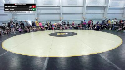 150 lbs Round Robin 2 - Peyton Gauss, Lady Pitbulls-Girls vs Abby Blue, EP Rattlers-Girls