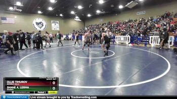145 lbs Champ. Round 2 - Shane A. Lerma, Marina vs Ollie Timurov, Beverly Hills