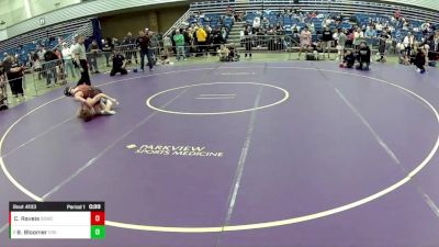 14U Boys - 115 lbs Champ. Round 1 - Conor Raveis, South Side Wrestling Club vs Bruin Bloomer, Eastern Oregon Elite