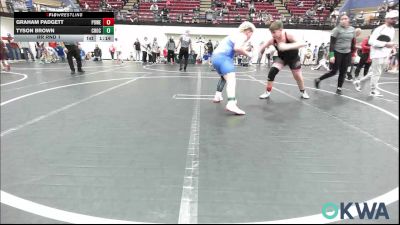 160 lbs Rr Rnd 1 - Graham Padgett, Powerhouse vs Tyson Brown, Choctaw Ironman