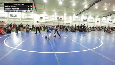 E-118 lbs Consolation - Mason Spence, OH vs Garrett Weyandt, PA