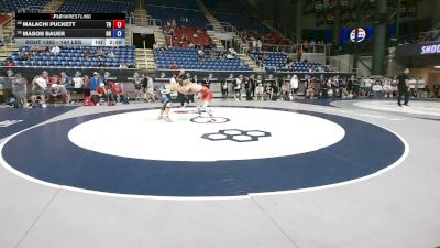 144 lbs Champ. Rd Of 64 - Malachi Puckett, Tennessee vs Mason Bauer, Ohio