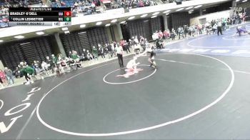 120 lbs Champ. Round 2 - Collin Ledbetter, Moline vs Bradley O`dell, Unattached