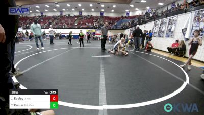 58 lbs Semifinal - Jackson Easley, Division Bell Wrestling vs Cam Camarillo, Standfast