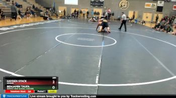 285 lbs Semifinal - Benjamin Taufa, Service High School Cougars vs Hayden Stack, Dimond
