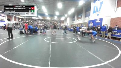 144 lbs Champ. Round 4 - Ames-Michael Hoevker, Granite Hills vs Julian Solis, Fountain Valley