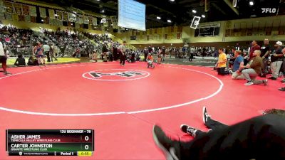 78 lbs Round 1 - Asher James, Temecula Valley Wrestling Club vs Carter Johnston, Granite Wrestling Club