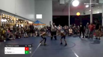 56 lbs Prelims - Luca Priori, Total Prestige Throws vs Daniel Spicer, Malvern