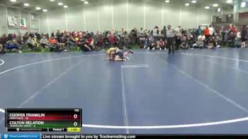 110 lbs Round 2 (6 Team) - Cooper Franklin, Iowa Gold vs Colton Relation, Tennessee White