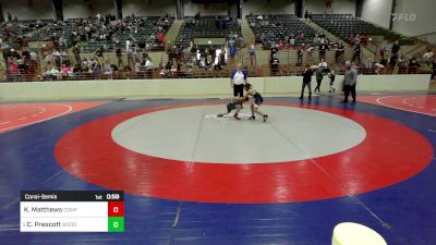 73 lbs Consolation - Kollin Matthews, Compound Wrestling vs Carter Prescott, Woodland Wrestling