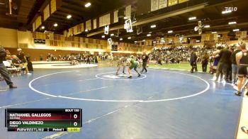 144 lbs Champ. Round 1 - Nathaniel Gallegos, Sultana vs Diego Valdinezo, Poway