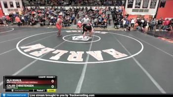 285 lbs Champ. Round 1 - Caleb Christensen, LIBERTYVILLE vs Ala Khalil, New Lenox (LINCOLN-WAY CENTRAL)