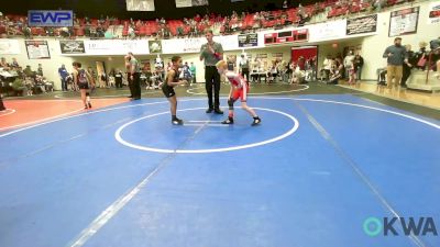 61 lbs Semifinal - Alex Morgan, Fort Gibson Youth Wrestling vs Aaden Nomore, Muskogee Rougher Youth Wrestling