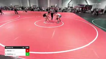 132 lbs Round Of 16 - Jeremiah Borce, Fcahi vs Carson McElroy, Driller WC