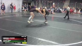 145 lbs 3rd Place Match - Sarah Eddy, Team Wyoming vs Veronica Madrid, Team Kansas