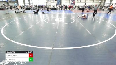 90 lbs Round Of 64 - Dominic Picciotti, PA vs Eli Carter, AL