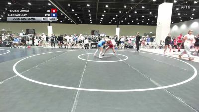 110 lbs Cons. Sub-semis - Sicilie Lomeli, Shelton Wrestling Academy vs Alexeah Lilly, Willard Youth Wrestling Club
