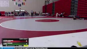 132 lbs Champ. Round 1 - Ayden Brown, Legacy Academy vs Gabe Monize, Eastern