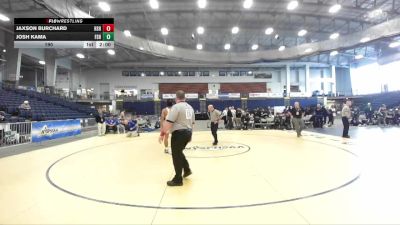 190 lbs Semifinals (4 Team) - Josh Kama, Farmingdale Sr High vs Jaxson Burchard, Horseheads Sr HS