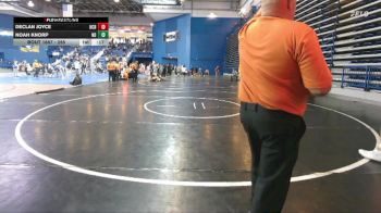 285 lbs Cons. Round 6 - Noah Knorp, Notre Dame Green Pond vs Declan Joyce, Hunterdon Central Reg