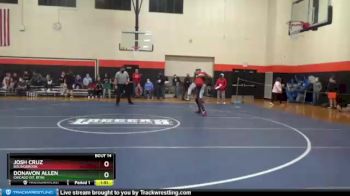 120 lbs Champ. Round 1 - Josh Cruz, BOLINGBROOK vs Donavon Allen, Chicago (ST. RITA)