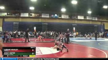 100 lbs 1st Place Match - Larhae Whaley, Soroco vs Emmy Kiefer, Riverdale Ridge