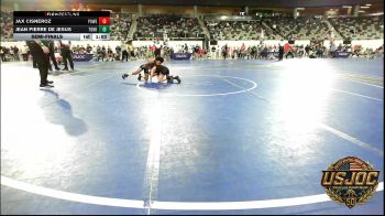 64 lbs Semifinal - Jax Cisneroz, Powerhouse Gold vs Jean Pierre De Jesus, Team Of Hard Knox