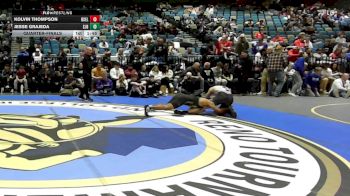 144 lbs Quarterfinal - Kolvin Thompson, Box Elder vs Jesse Grajeda, St John Bosco
