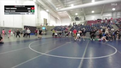 135 lbs Quarterfinal - Trevin Dunn, Sanderson Wrestling Academy vs Max Wiberg, Bear River Wrestling Club