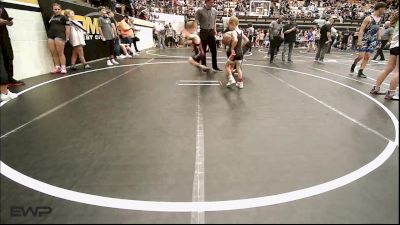 49 lbs Consi Of 8 #2 - Case Combs, Cowboy Wrestling Club vs Caleb Fry, Morrison Takedown Club