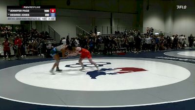 Senior Women Freestyle FS - 65 lbs Champ. Round 2 - Jennifer Page, Titan Mercury Wrestling Club (TMWC) vs Desiree Jones, Menlo Wrestling Club
