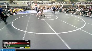 195 lbs Round 2 (4 Team) - Ayden Goetzinger, Caledonia-Houston vs Izik Sims, Willard