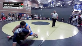 225 lbs Round 3 - Jaime Rodriguez, Hawk Wrestling Club vs Blake Nguyen, Fighting Squirrels Wrestling Club