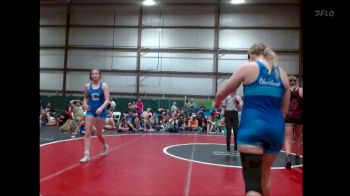 144 lbs Quarterfinals (8 Team) - Adelyn Vanoy, Cleveland Wrestling vs Michalee Skjerly, Midwest Mat Catz