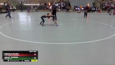 70 lbs Cons. Round 3 - Lincoln Pilant, Elite Wrestling Academy vs Brody Marion, Iron Knights