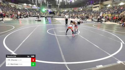 80 lbs Round Of 32 - Mesias Chavez, Alameda Pirates vs Cole Martinez, Fountain Fort Carson