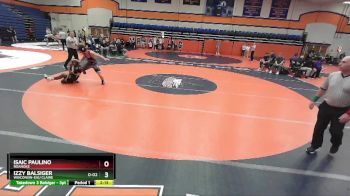 125 lbs Semifinal - Isaic Paulino, Roanoke vs Izzy Balsiger, Wisconsin-Eau Claire