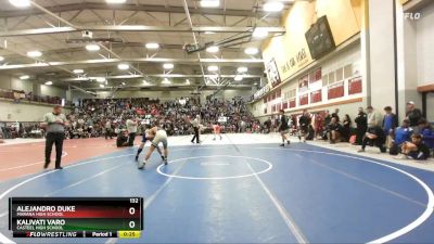 132 lbs Cons. Round 3 - Kalivati Varo, Casteel High School vs Alejandro Duke, Marana High School