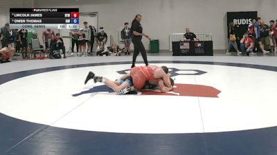 75 kg Cons. Semis - Lincoln James, Burnett Trained Wrestling vs Owen Thomas, Immortal Athletics WC