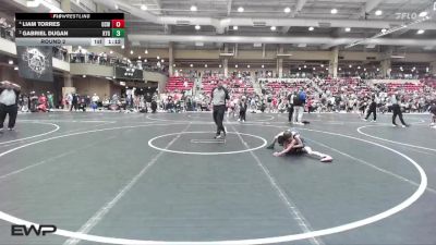 52 lbs Round 2 - Gabriel Dugan, Kansas Young Guns vs Liam Torres, Dodge City WA